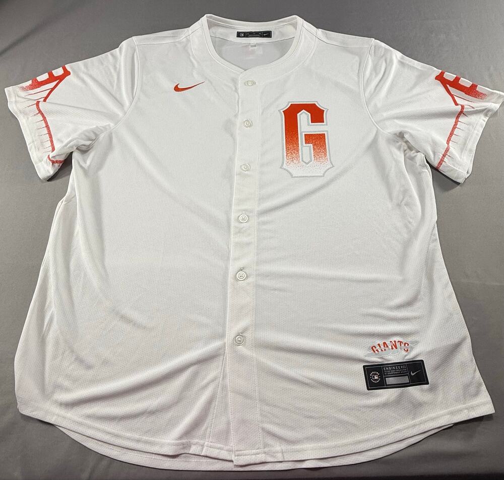 Nike San Francisco Giants City Connect Jersey – Men’s XXL – White – Official MLB